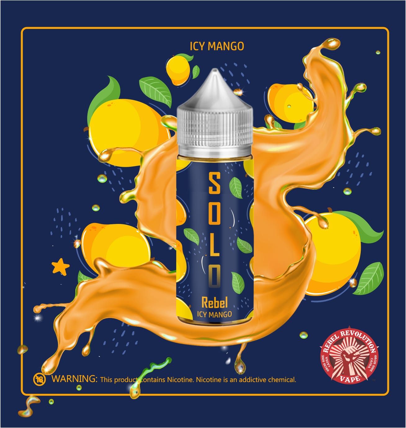 Solo Rebel - Salt/MTL Long Fill - 30ml in 60ml Bottle