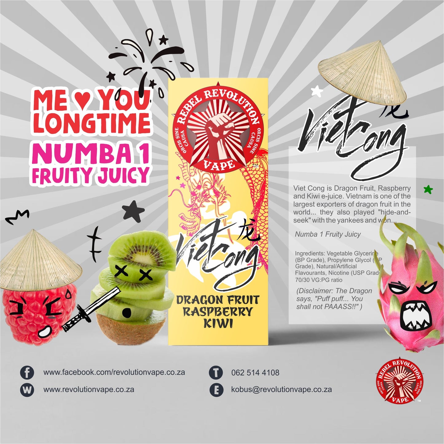 Rebel Revolution Vape - Viet Cong